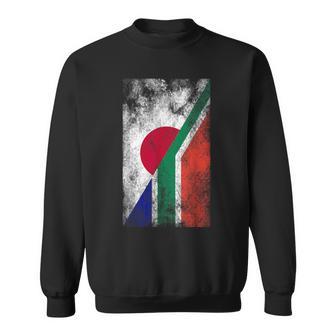 日本と南アフリカの国旗 日本の南アフリカ共和国 スウェットシャツ - Kawaiitshirt
