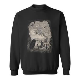 昆虫 種 面白い 虫 ヴィンテージ 昆虫学 昆虫学者 スウェットシャツ - Kawaiitshirt
