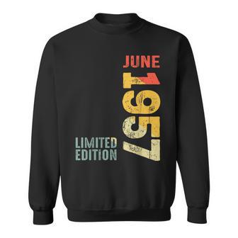 月 1957年6月 1957年 レトロ 1957 ヴィンテージ 1957年 1957年以来 スウェットシャツ - Kawaiitshirt