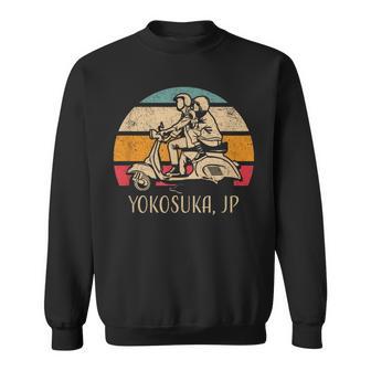 横須賀ジャパン ビンテージスタイル スクーターデザイン スウェットシャツ - Kawaiitshirt