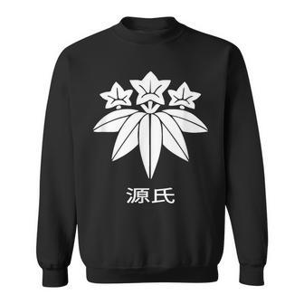 源氏 かもんと漢字 日本武士一族 スウェットシャツ - Kawaiitshirt