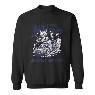 猫 ラジコン 車 漂流 猫 ドリフト ドリフト ドリフト用 スウェットシャツ - Kawaiitshirt