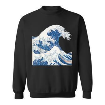 神奈川沖浪日本美術の大波 スウェットシャツ - Kawaiitshirt