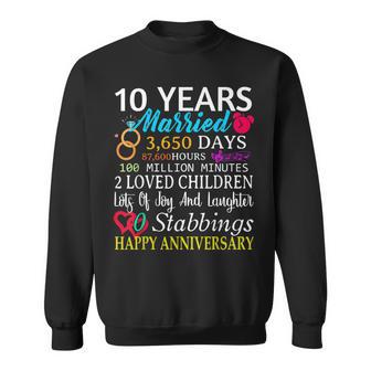 結婚10周年記念ギフト 結婚10周年 スウェットシャツ - Kawaiitshirt