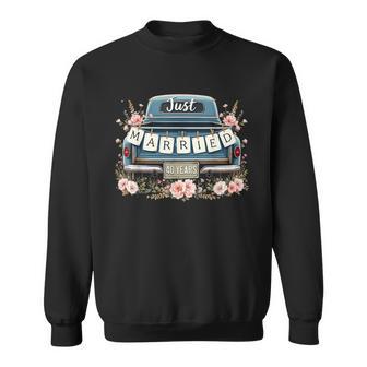 結婚40年 おもしろ40周年結婚記念カップル スウェットシャツ - Kawaiitshirt