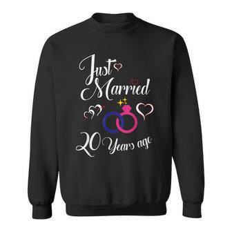 結婚記念日 20周年 スウェットシャツ - Kawaiitshirt