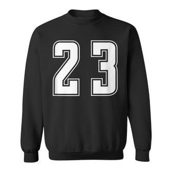 背番号 23 チーム短大スポーツ背番号付きユニフォーム スウェットシャツ - Kawaiitshirt