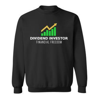 金融フリーダム株式市場株式の配当投資家 スウェットシャツ - Kawaiitshirt