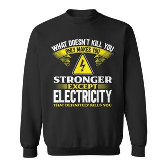 メンズ 電気工事士 面白い ラインマン スウェットシャツ - Kawaiitshirt
