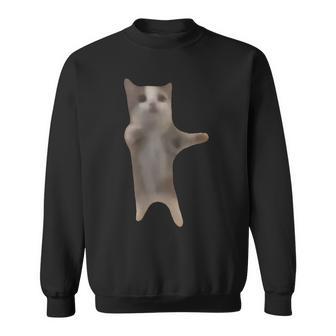 面白い ハッピーキャット ミーム キュート トレンド スウェットシャツ - Kawaiitshirt
