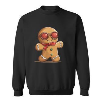 面白いサングラス ジンジャーブレッドマン ビスケット愛好家のための服 スウェットシャツ - Kawaiitshirt