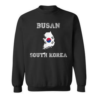 韓国 アンティーク調 旗 釜山 プライド スウェットシャツ - Kawaiitshirt