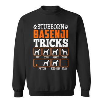 頑固なバセンジー犬のトリック 面白い犬愛好家 スウェットシャツ - Kawaiitshirt