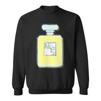 香水 ビン 瓶 No5 パフューム 現代アート おしゃれ かわいい デザイン スウェットシャツ - Kawaiitshirt