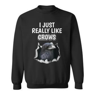 鳥の名言 カラスのような服 カラス スウェットシャツ - Kawaiitshirt