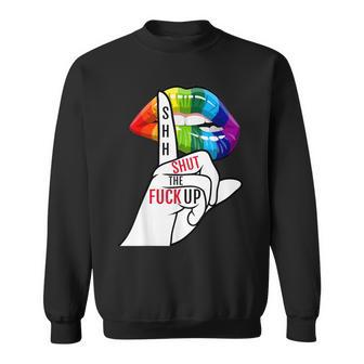 黙ってろよ Lgbtq スウェットシャツ - Kawaiitshirt