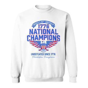 1776 National Champions Undefeated Since 1776 Sweatshirt - Thegiftio UK