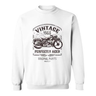 1968年生まれのビンテージバイク、バイクライダークラシック。 スウェットシャツ - Kawaiitshirt