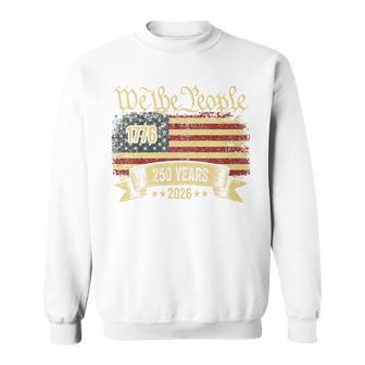 250 Years Birthday America Usa 250Th Anniversary 4Th Of July Tri-Blend Sweatshirt - Thegiftio UK