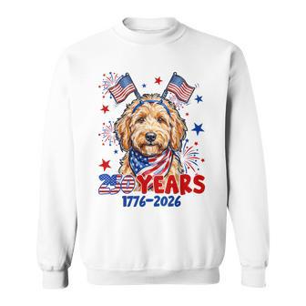 4Th Of July Goldendoodle Meme 250 Years 1776-2026 Dog Lovers Sweatshirt | Seseable UK