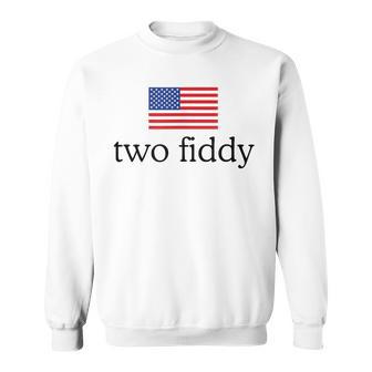 4Th Of July Two Fiddy United States 250 Anniversary Sweatshirt - Monsterry