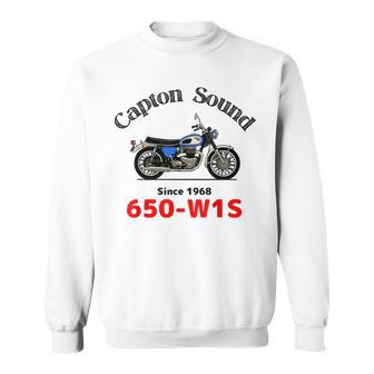 650-W1s Captonound 青タンク 旧車 スウェットシャツ - Kawaiitshirt