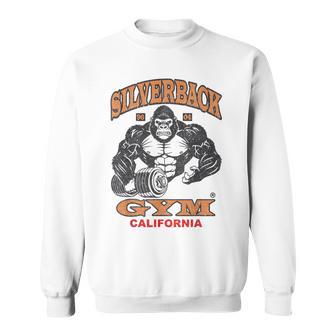964シルバーバックジムアパレル、ボディビルディング、ストロングマン、ジム、 スウェットシャツ - Kawaiitshirt