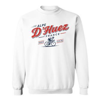 Alpe Dhuez France Cycling Climb Graphic Sweatshirt - Thegiftio UK