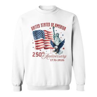America 250 Anni Usa Bandieratati Uniti 4 Luglio 2026 1776 Felpa - Novitaregali
