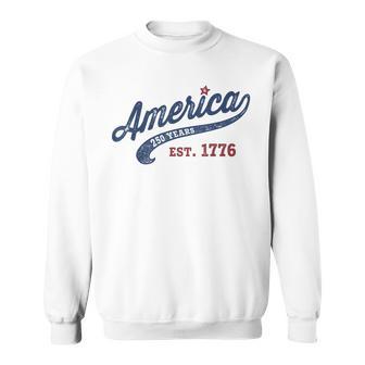 America 250 Years Est 1776 Sweatshirt - Thegiftio UK