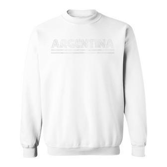 Argentina Fan Retro Vintage Flag Sweatshirt | Seseable UK
