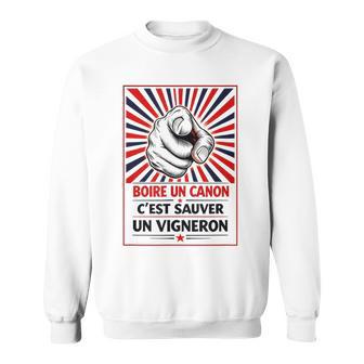 Boire Un Canon C'estauver Unigneron – Humour Apéroin Sweater e - Cadeauxyz
