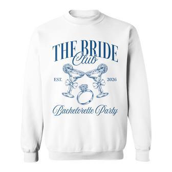The Bride Club Est 2026 Bach Crew Bachelorette Party Sweatshirt - Thegiftio
