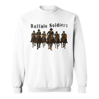 Buffalo Soldiers African American Black Military History Sweatshirt - Thegiftio UK