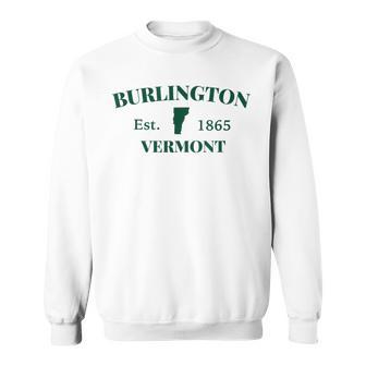 Burlingtonermontt シティステートカレッジ 観光のお土産 スウェットシャツ - Kawaiitshirt