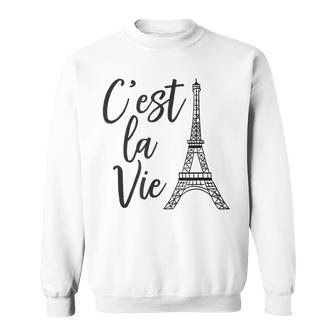 C'est Laie シャツ フレンチギフト パリ フランス エッフェル柄 スウェットシャツ - Kawaiitshirt