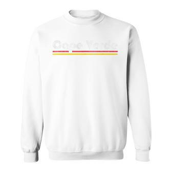 Cape Verde Fan Retro Vintage Flag Sweatshirt | Seseable UK