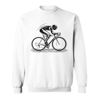 Chico Ciclista Dibujo Amante De La Bici Ciclismo Camisa de entrenamiento - Regaloses