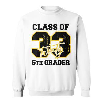 Class Of 2033 5Th Grader Elementary School Back To School Sweatshirt | Mazezy