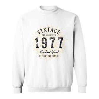Compleannointage 1977 Retrò Felpa - Novitaregali