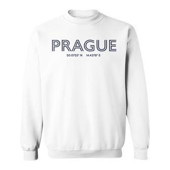Coordenadas República Checa Ciudad Praga Camisa de entrenamiento - Regaloses