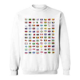 All Countries Flags Of The World 287 Flag Trip International Sweatshirt - Thegiftio UK