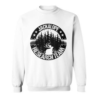 Cryptid Jackalope Research Team For Women Jackrabbit Sweatshirt - Thegiftio UK
