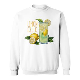 Cute Summer Lemon Graphic 2025 Limoncello Fruit Sweatshirt - Thegiftio UK