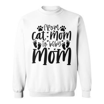 De Gato Mamá A Bebé Mamá Anuncio De Embarazo Camisa de entrenamiento - Regaloses