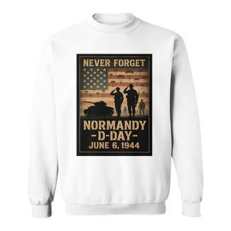 Día D 82 Aniversario Normandía 1944 Homenaje Militar Hombres Camisa de entrenamiento - Regaloses