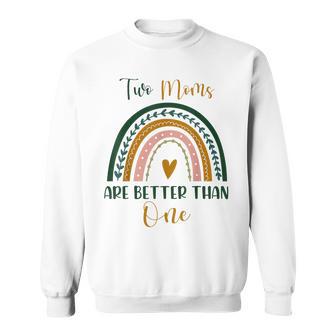Dos Mamáson Mejores Que Una Lesbiana Madre Día Camisa de entrenamiento - Regaloses