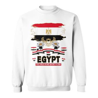 Egypt Flag Outfit Idea For Kids Novelty Egyptian Flag Themed Sweatshirt - Thegiftio UK