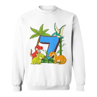 Enfant Deco Dinosaure Anniversaire Jouet 7 Ans Sweater e - Cadeauxyz