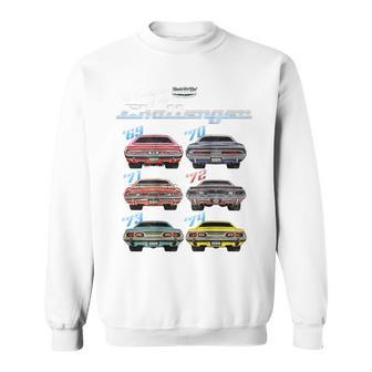 Evolution Of The Challenger、ホットロッド、マッスルカー、マグナム、RTe スウェットシャツ - Kawaiitshirt